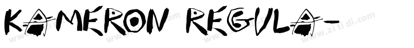 Kameron Regula字体转换